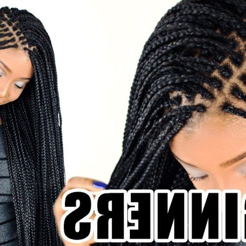 Straight Mini Braids With Ombre (Photo 3 of 20)