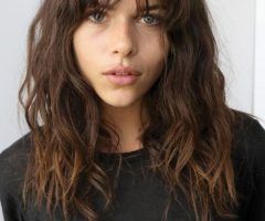 20 Ideas of Cute Bangs and Messy Texture Hairstyles