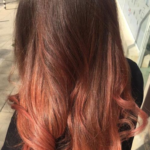 Marsala To Strawberry Blonde Ombre Hairstyles (Photo 20 of 20)