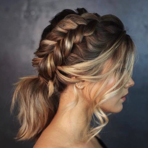 Sophisticated Short Hairstyles With Braids (Photo 3 of 20)