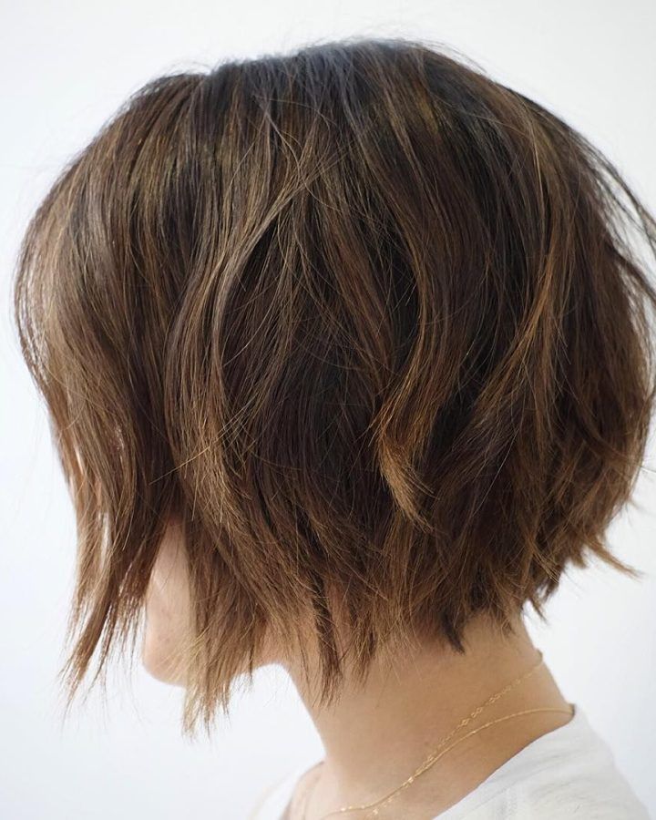 20 Collection of Messy Choppy Layered Bob Hairstyles