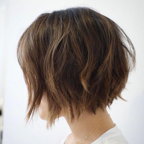 Jaw-Length Curly Messy Bob Hairstyles (Photo 2 of 20)
