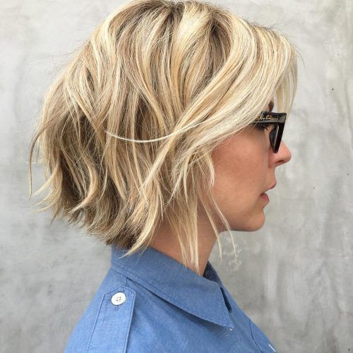 Inverted Brunette Bob Hairstyles With Feathered Highlights (Photo 16 of 20)
