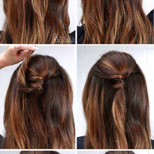 Cute Formal Half Updo Hairstyles For Thick Medium Hair (Photo 12 of 20)
