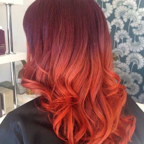 Dimensional Dark Roots To Red Ends Balayage Hairstyles (Photo 10 of 20)