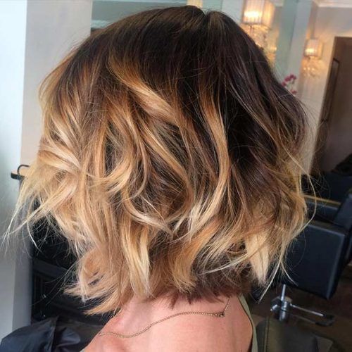 Subtle Balayage Highlights For Short Hairstyles (Photo 3 of 20)