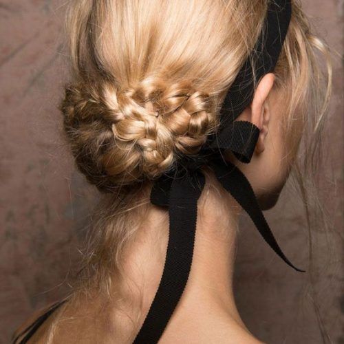 Classic Updo With A Bow (Photo 9 of 15)