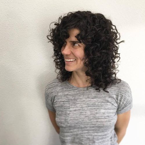 Medium Shaggy Curly Hairstyles (Photo 13 of 15)