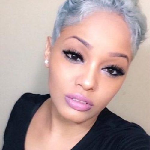 Short Hairstyles For Black Women With Gray Hair (Photo 7 of 20)