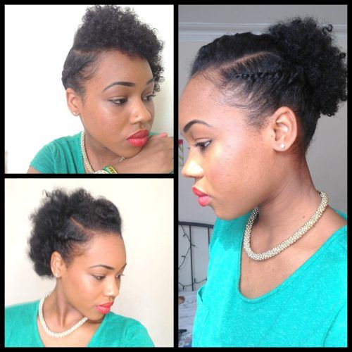 Quick Updo Hairstyles For Natural Black Hair (Photo 6 of 15)