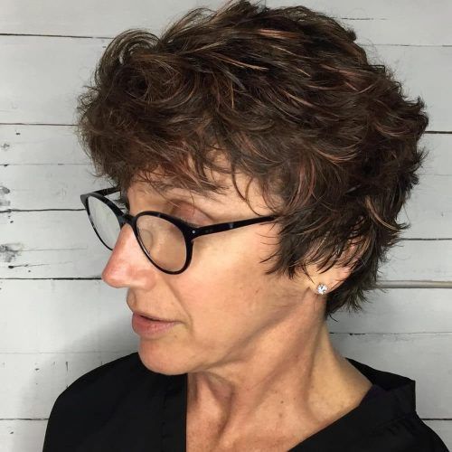 Medium Hairstyles For Ladies With Glasses (Photo 16 of 20)