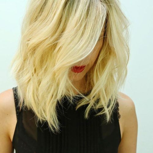 Nape-Length Blonde Curly Bob Hairstyles (Photo 13 of 20)