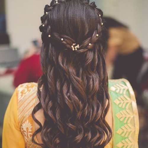 Simplified Waterfall Braid Wedding Hairstyles (Photo 12 of 20)