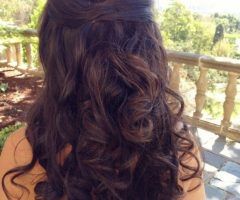 15 Collection of Hair Half Up Half Down Wedding Hairstyles Long Curly
