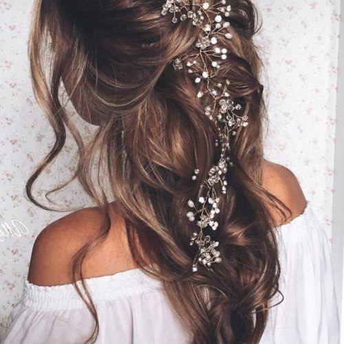 Wedding Hairstyles For Long Hair With Flowers (Photo 3 of 15)
