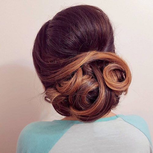 Lifted Curls Updo Hairstyles For Weddings (Photo 7 of 20)