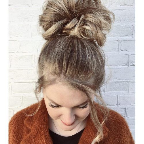 Hairstyles For Long Hair With Bangs Updos (Photo 5 of 15)