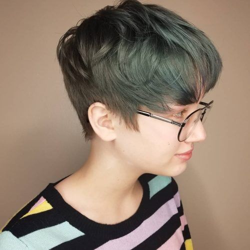 Wavy Messy Pixie Hairstyles With Bangs (Photo 6 of 20)