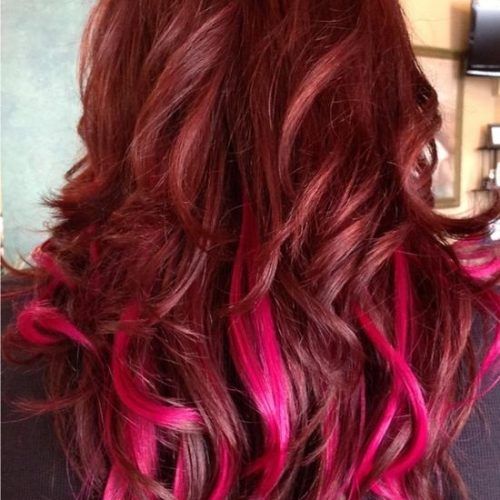 Long Hairstyles Red Ombre (Photo 15 of 15)