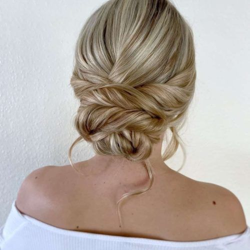 Bridesmaid’s Updo For Long Hair (Photo 14 of 15)