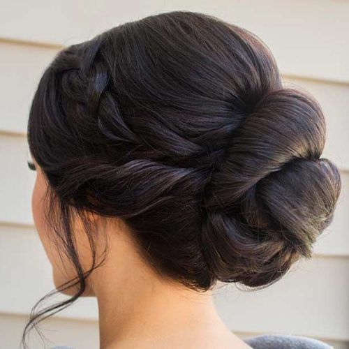 Bridesmaid’s Updo For Long Hair (Photo 9 of 15)