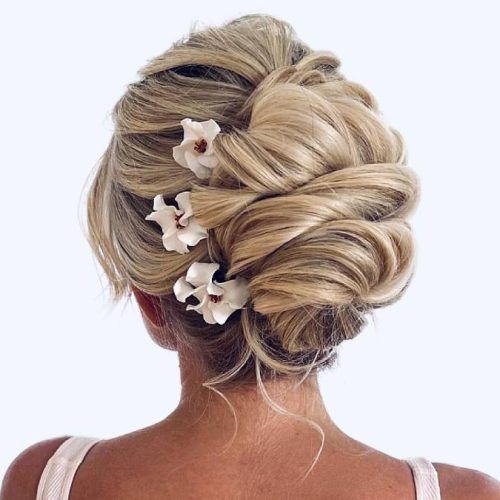 High Updo For Long Hair With Hair Pins (Photo 14 of 15)