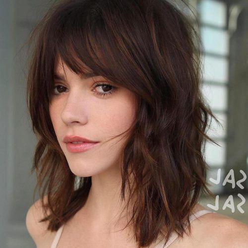 Curly Messy Bob Hairstyles With Side Bangs (Photo 8 of 20)