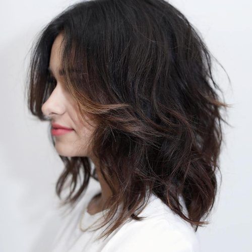 Layered And Tousled Brunette Hairstyles (Photo 12 of 20)