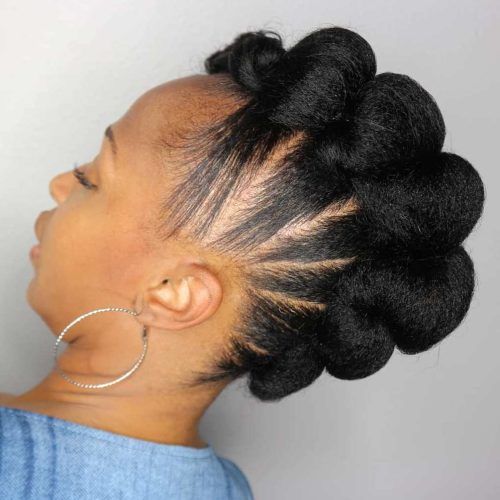 Twisted Faux Hawk Updo Hairstyles (Photo 13 of 20)