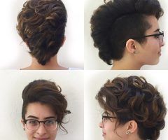 2024 Popular Short and Curly Faux Mohawk Hairstyles