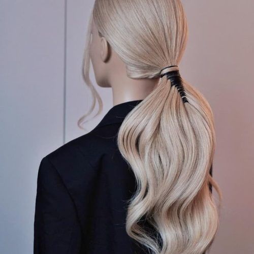 Chic Ponytail Updo For Long Curly Hair (Photo 13 of 15)
