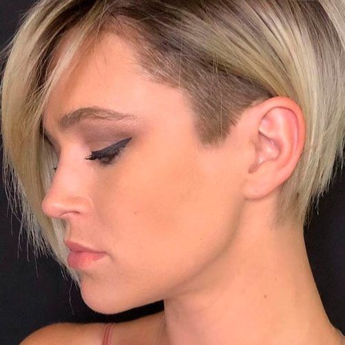 Side-Parted Pixie Hairstyles With An Undercut (Photo 12 of 20)
