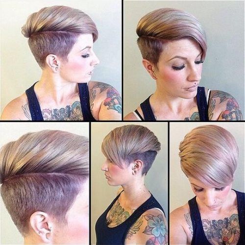 Short Hairstyles With Both Sides Shaved (Photo 5 of 20)