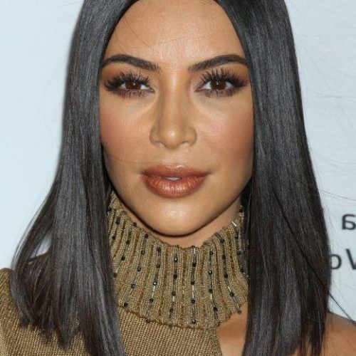 Long Bob Hairstyles Kim Kardashian (Photo 10 of 15)
