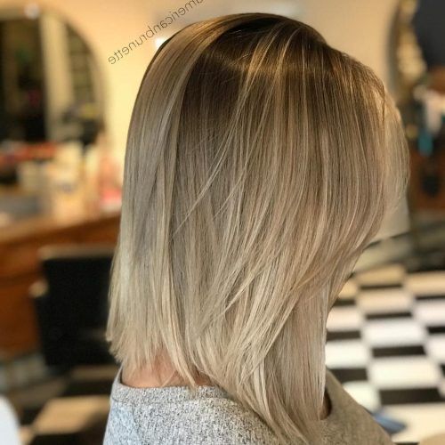 Long Blonde Pixie Haircuts With Root Fade (Photo 8 of 20)