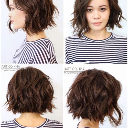 Curly Messy Bob Hairstyles With Side Bangs (Photo 5 of 20)