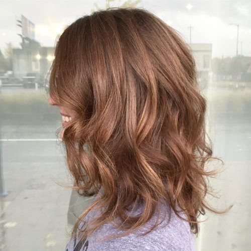 Golden-Brown Thick Curly Bob Hairstyles (Photo 17 of 20)