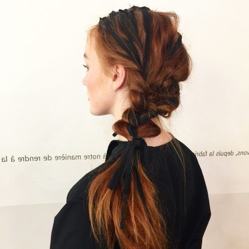 High Looped Ponytail Hairstyles With Hair Wrap (Photo 14 of 20)
