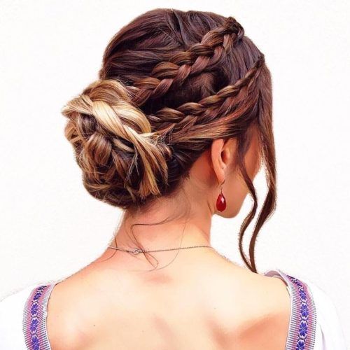 Braid Spikelet Prom Hairstyles (Photo 7 of 20)