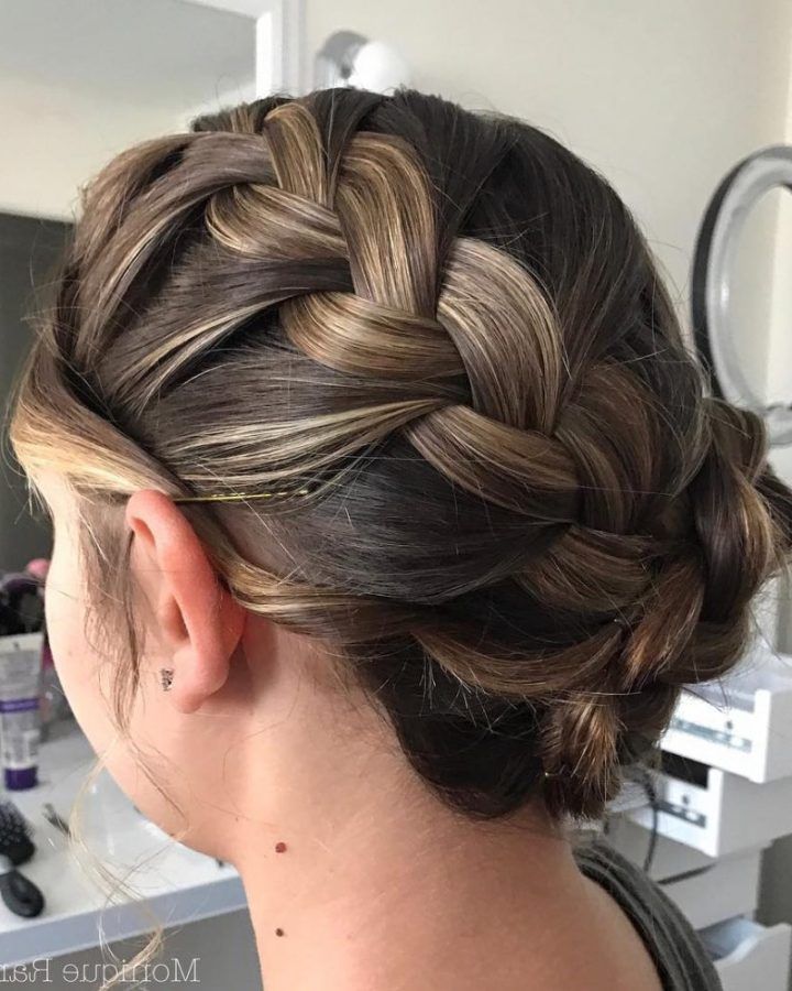 20 Best Ideas Classic Roll Prom Updos with Braid