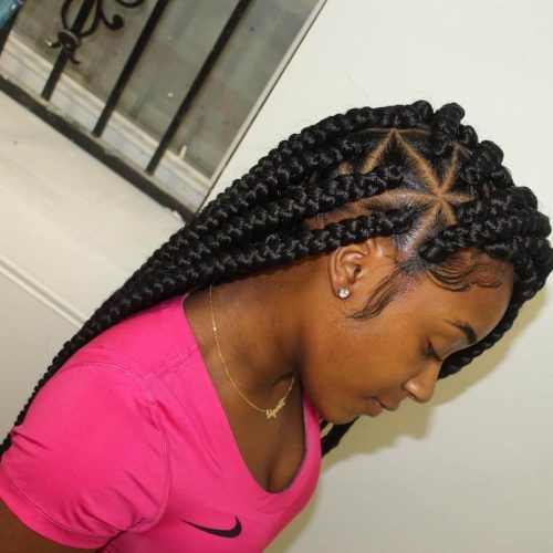 Angled Cornrows Hairstyles With Braided Parts (Photo 1 of 20)