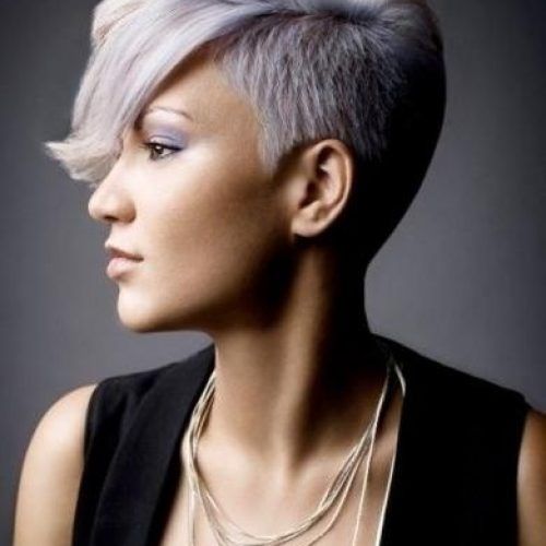 Short Hairstyles With Shaved Side (Photo 12 of 20)