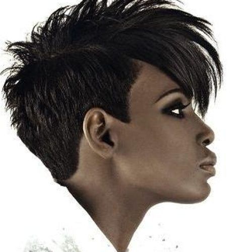 Edgy Short Haircuts For Black Women (Photo 14 of 20)