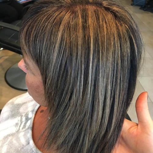 Piece-Y Golden Bob Hairstyles With Silver Highlights (Photo 19 of 20)