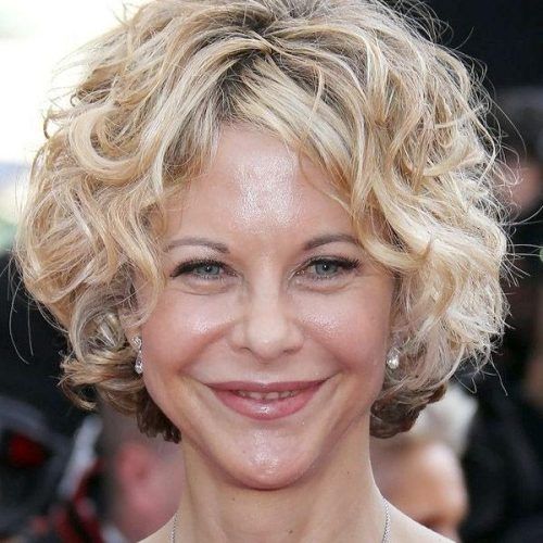Short Haircuts For Women Over 40 With Curly Hair (Photo 13 of 15)