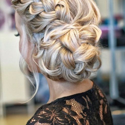 Updo Hairstyles With French Braid (Photo 12 of 15)