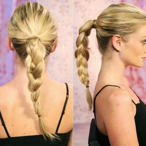 Fancy Updo With A Side Ponytails (Photo 10 of 20)