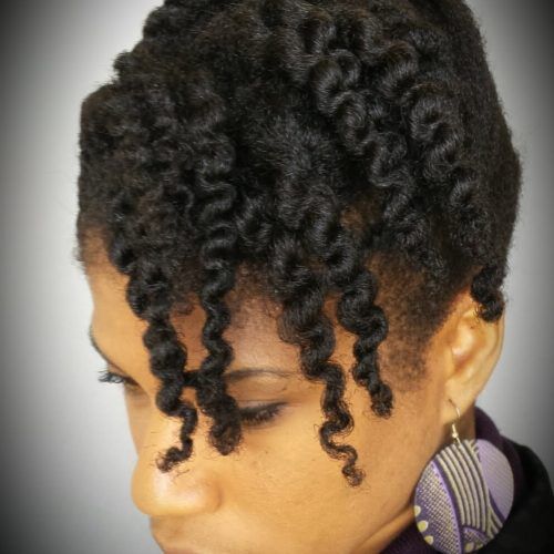 Updo Cornrows Hairstyles (Photo 6 of 15)