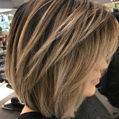 Side-Parted Layered Bob Haircuts (Photo 10 of 20)