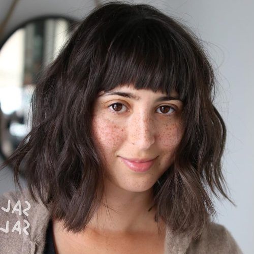 Short Layered Bob Hairstyles With Feathered Bangs (Photo 17 of 20)
